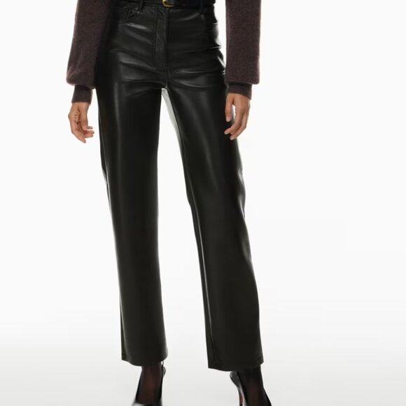 Wilfred Melina Faux Leather Pants (Aritzia) - Picture 1 of 3